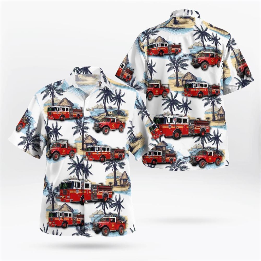 New York Grand Island Fire Company Hawaiian Shirt – Gifts For Firefighters In New York New York Grand Island Fire Company Hawaiian Shirt – Gifts For Firefighters In New York