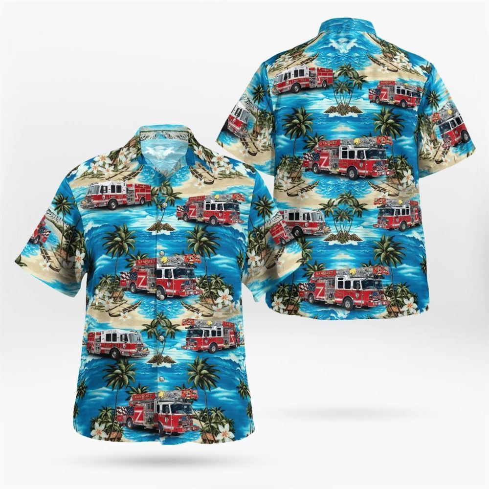 New York Nanuet Fire Department Hawaiian Shirt – Gifts For Firefighters In Nanuet, NY New York Nanuet Fire Department Hawaiian Shirt – Gifts For Firefighters In Nanuet, NY
