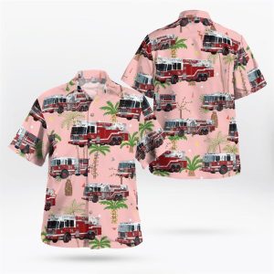 New York Yonkers Fire Department Christmas Hawaiian…