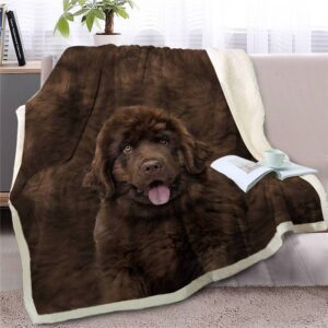 Newfoundland Face Fleece Throw Blanket – Pendleton…