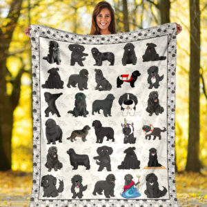 Newfoundland Fleece Throw Blanket - Pendleton Sherpa Fleece Blanket - Gifts For Dog Lover