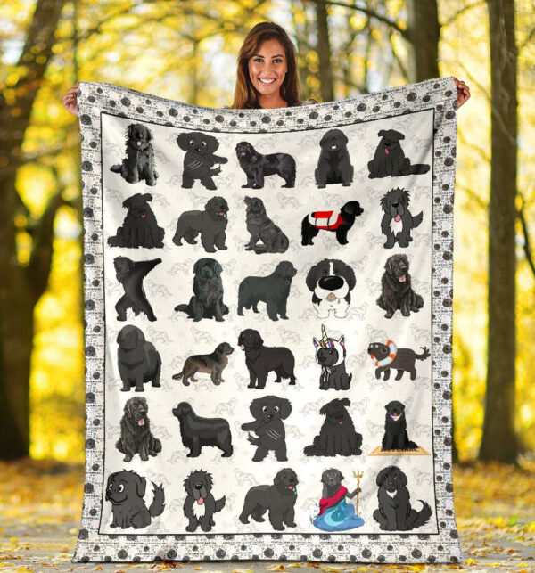 Newfoundland Fleece Throw Blanket – Pendleton Sherpa Fleece Blanket – Gifts For Dog Lover