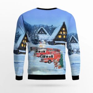 North Cape May NJ Lower Township Fire District No.2 AOP Ugly Sweater Gifts For Firefighters In North Cape May NJ 3 wjilev.jpg