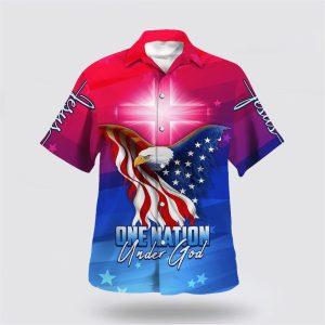 One Nation Under God American Eagle Christian Hawaiian Shirt Gifts For Christian Families 1 pygpo9.jpg