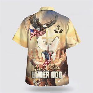 One Nation Under God American Eagle Jesus Hawaiian Shirt Gifts For Christian Families 2 pkgqse.jpg