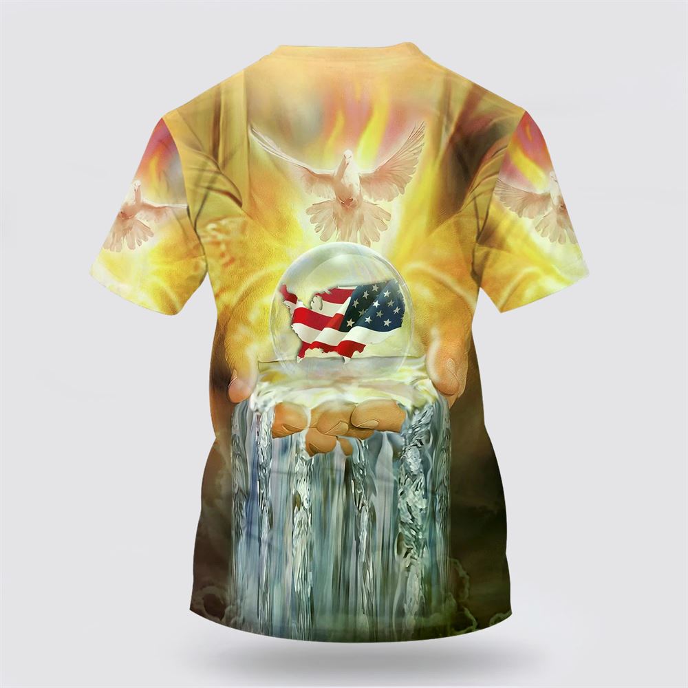 One Nation Under God Hand Hold Earth Dove – Gifts For Christians