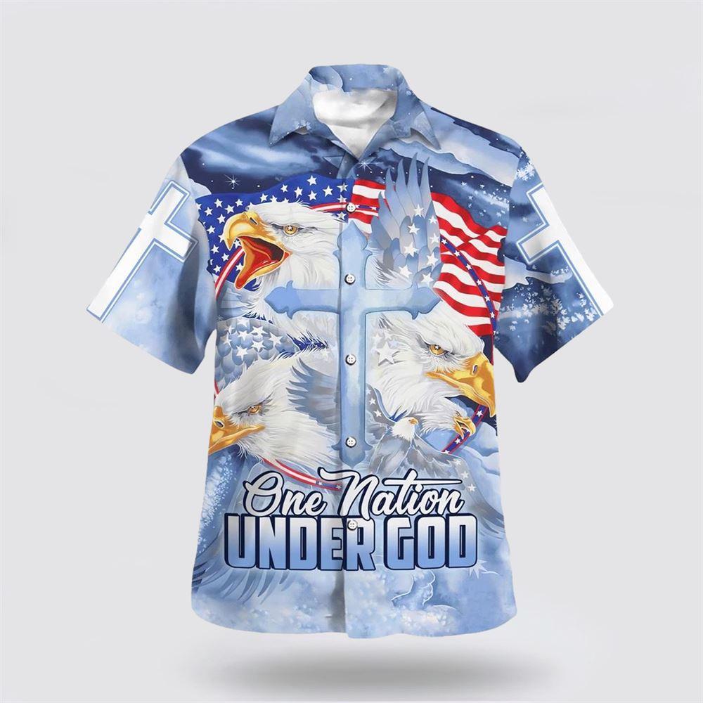 One Nation Under God Hawaiian Shirts – Gifts For Jesus Lovers One Nation Under God Hawaiian Shirts – Gifts For Jesus Lovers