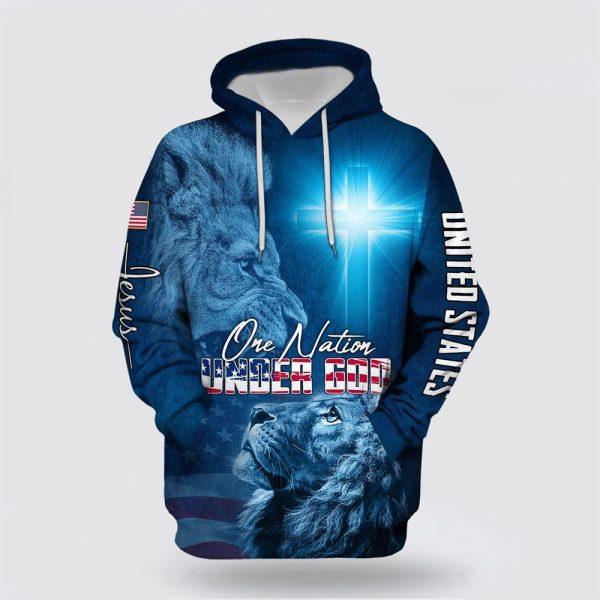 One Nation Under God Hoodie – Gifts For Christians