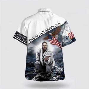 One Nation Under God Jesus Christ Christian Hawaiian Shirt Gifts For Christian Families 2 aigg22.jpg