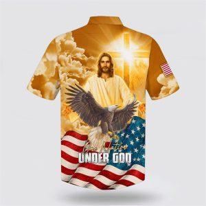 One Nation Under God Jesus Eagle American Hawaiian Shirt Gifts For Christian Families 2 pwnu0x.jpg