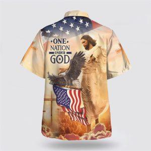 One Nation Under God Jesus Eagle Hawaiian Shirts For Men Women Gifts For Christian Families 2 jkmcvj.jpg