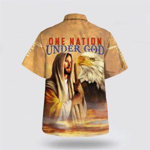 One Nation Under God Jesus Hawaiian Shirt Gifts For Christian Families 2 zbu1wp.jpg
