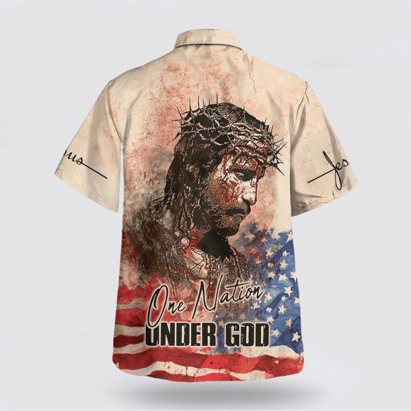 One Nation Under God Jesus Hawaiian Shirts For Men & Women – Gifts For Christian Families