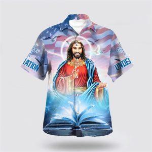 One Nation Under God Jesus Smile Hawaiian Shirts Gifts For Christian Families 1 cvgm4f.jpg