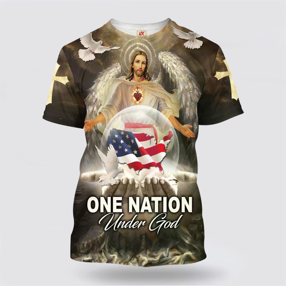 One Nation Under God Jesus Wings – Gifts For Christians