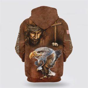 One Nation Under God Patriotic Eagle American Flag All Over Print 3D Hoodie Gifts For Christians 2 xodjel.jpg