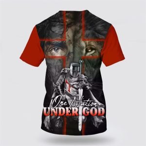 One Nation Under God Shirts Warrior And Lion Cross Gifts For Christians 2 cphdnt.jpg