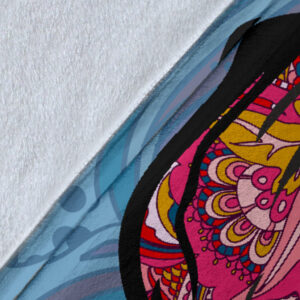 Paisley Dachshund  Fleece Throw Blanket - Pendleton Sherpa Fleece Blanket - Gifts For Dog Lover