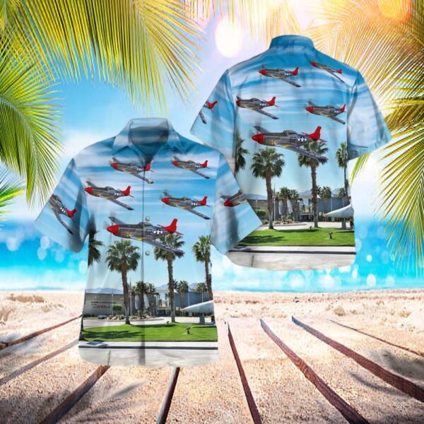 Palm Springs Air Museum P-51D Mustang Hawaiian Shirt – Hawaiian Outfit For Men – Gift For Young Adult