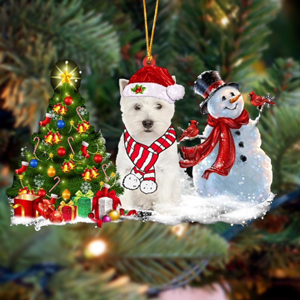 Pamaheart- West Highland White Terrier Christmas Snow Hanging Ornament Dog Ornament, Car Ornament, Christmas Ornament Pamaheart- West Highland White Terrier Christmas Snow Hanging Ornament Dog Ornament, Car Ornament, Christmas Ornament