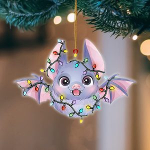 Pamaheart Bat Christmas Light Hanging Ornament Dog…
