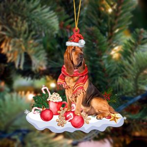 Pamaheart Bloodhound 1-Better Christmas Hanging Ornament, Happy…