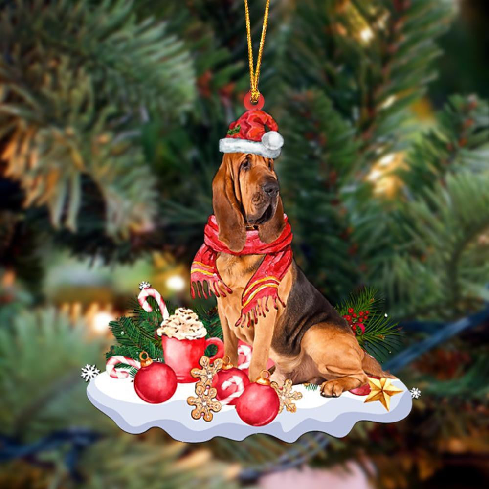 Pamaheart Bloodhound 1-Better Christmas Hanging Ornament, Happy Christmas Ornament, Car Ornament Pamaheart Bloodhound 1-Better Christmas Hanging Ornament, Happy Christmas Ornament, Car Ornament