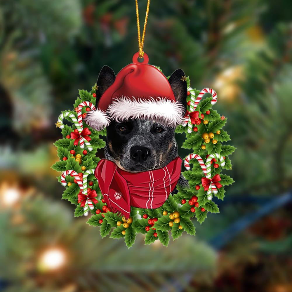 Pamaheart Blue Heeler-Xmas Bandana Hanging Ornament, Happy Christmas Ornament, Car Ornament Pamaheart Blue Heeler-Xmas Bandana Hanging Ornament, Happy Christmas Ornament, Car Ornament