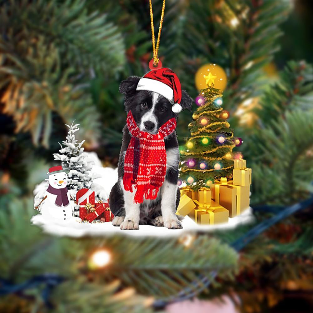 Pamaheart Border Collie Christmas Ornament Dog Ornament, Car Ornament, Christmas Ornament, Christmas Decor Pamaheart Border Collie Christmas Ornament Dog Ornament, Car Ornament, Christmas Ornament, Christmas Decor