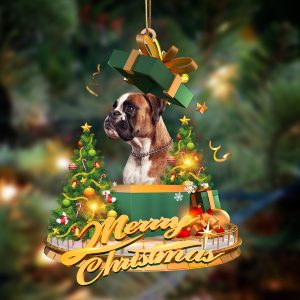 Pamaheart Boxer-Christmas Gifts&Dogs Hanging Ornament, Happy Christmas…
