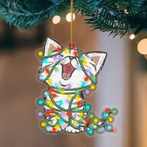 Pamaheart Cat Christmas Light Hanging Ornament Dog…
