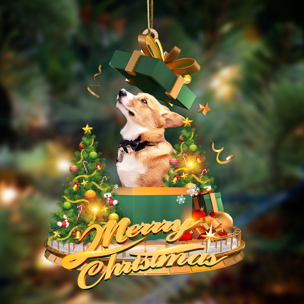 Pamaheart Corgi-Christmas Gifts&Dogs Hanging Ornament, Happy Christmas Ornament, Car Ornament Pamaheart Corgi-Christmas Gifts&Dogs Hanging Ornament, Happy Christmas Ornament, Car Ornament