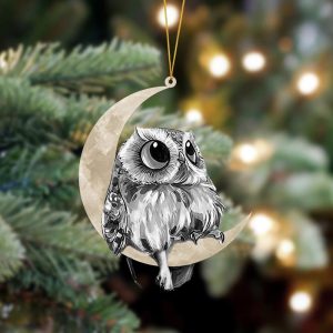 Pamaheart Owl Sits On The Moon Hanging…