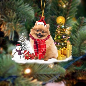 Pamaheart Pomeranian Christmas Ornament Dog Ornament, Car…