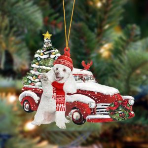 Pamaheart Poodle 3-Christmas Car Two Sided Ornament,…
