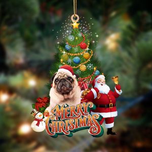 Pamaheart Pug-Christmas Tree&Dog Hanging Ornament, Happy Christmas…