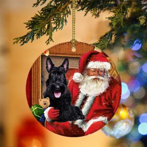 Pamaheart Scottish Terrier With Santa Christmas Ornament,…