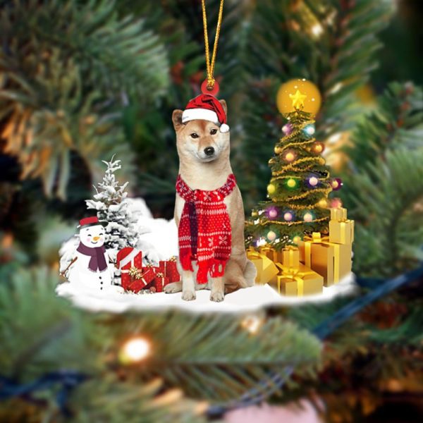 Pamaheart Shiba Inu Christmas Ornament Dog Ornament, Car Ornament, Christmas Ornament, Christmas Decor