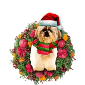 Pamaheart Shih Tzu Christmas Ornament, Happy Christmas…