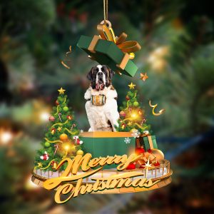 Pamaheart St Bernard-Christmas Gifts&Dogs Hanging Ornament, Happy…