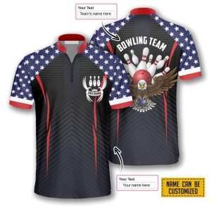 Patriotic Eagle American Flag Bowling Personalized Names And Team Jersey Shirt Gift For Bowling Enthusiasts 1 l2wn0z.jpg