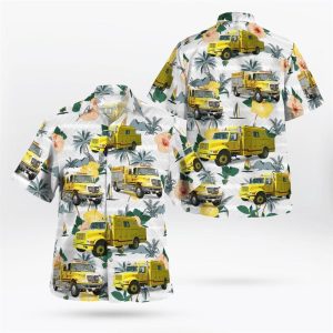 Pattersonville Fire Dept, NY Hawaiian Shirt –…