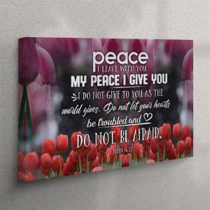 Peace I Leave With You John 1427 Bible Verse Canvas Wall Art Christian Wall Art Canvas ujpqvy.jpg
