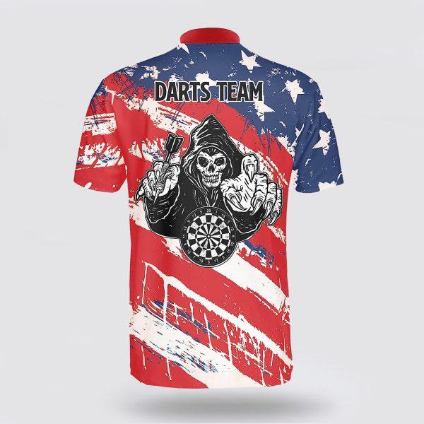 Persinalized Darts Team American Flag Dart Jerseys Shirt