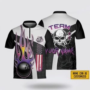 Persoanlized Skull Fire Ball Skull Bowling Jersey Shirt Perfect Gift for Bowling Fans 1 txlmv2.jpg