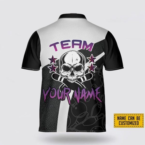 Persoanlized Skull Fire Ball Skull Bowling Jersey Shirt – Perfect Gift for Bowling Fans