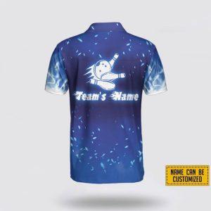 Personalized Blue Bowling Pattern Polo Shirt – Bowling Men Polo Shirt – Gifts To Get For Your Dad – Father’s Day Shirt 2