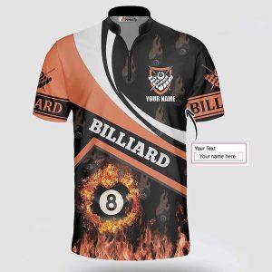 Personalized Billiard 8 Ball Fire Flame Orange Billiard Jerseys Shirt 3 idgalx.jpg