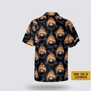 Personalized Bowling Fire Pattern On The Black Backgroud Bowling Hawaiin Shirt Gift For Bowling Enthusiasts 3 cjcmei.jpg