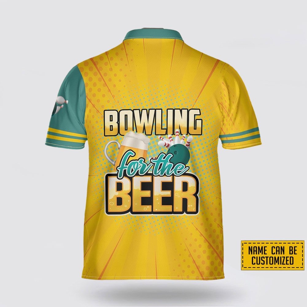 Personalized Bowling For The Beer Bowling Jersey Shirt – Perfect Gift for Bowling Fans